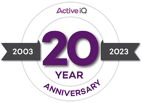 Active IQ 20th anniversary logo